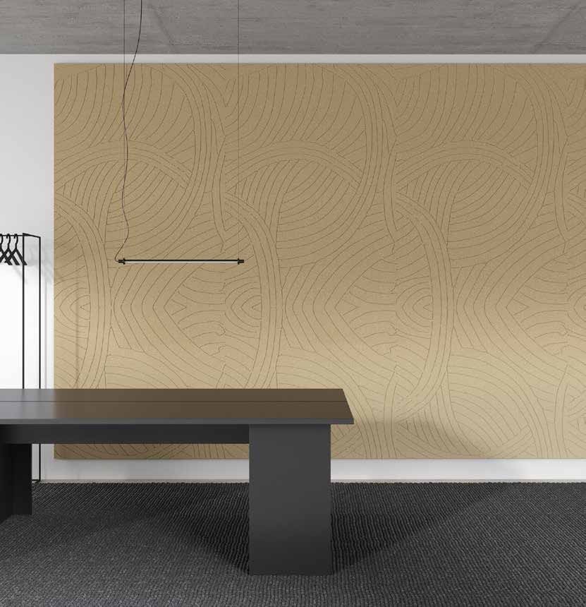 Panel Acústico Pet Curl